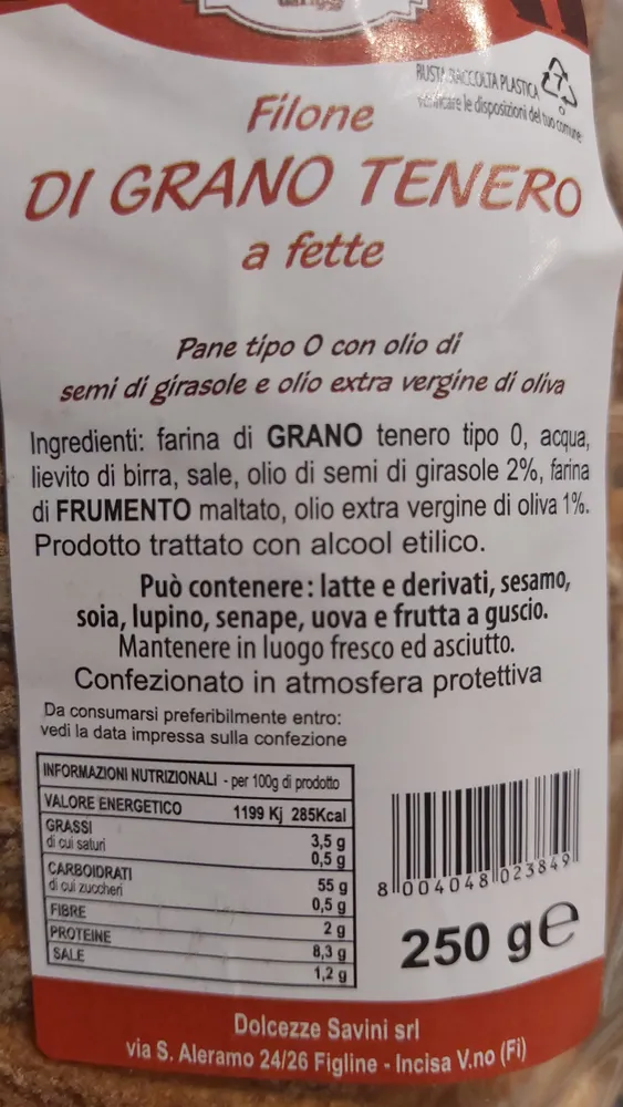 Filone di grano tenero