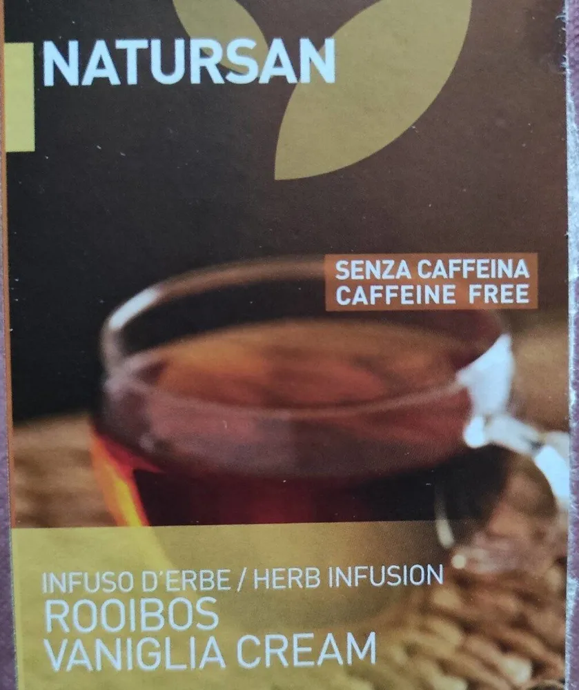 Infuso d'erbe Rooibos vaniglia cream
