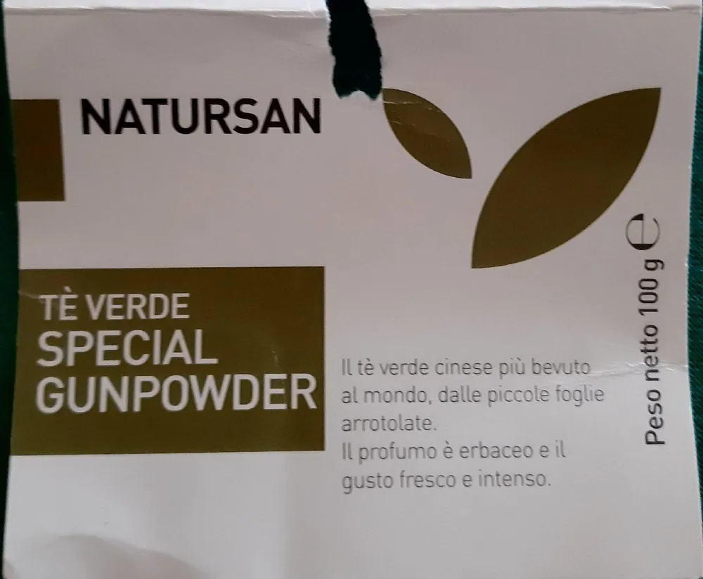 Tè verde gunpowder