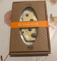 Cioccolato bianco con mirtilli