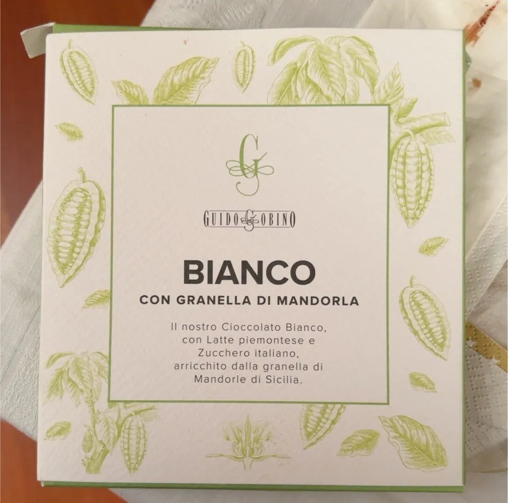 Gobino tavoletta Bianco e Mandorla