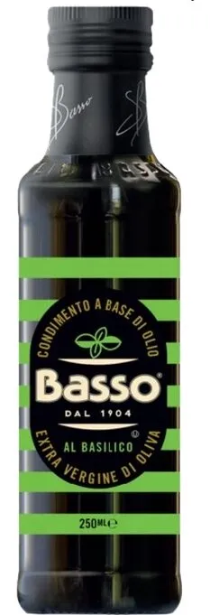 Oliwa z oliwek extra vergine al basilico