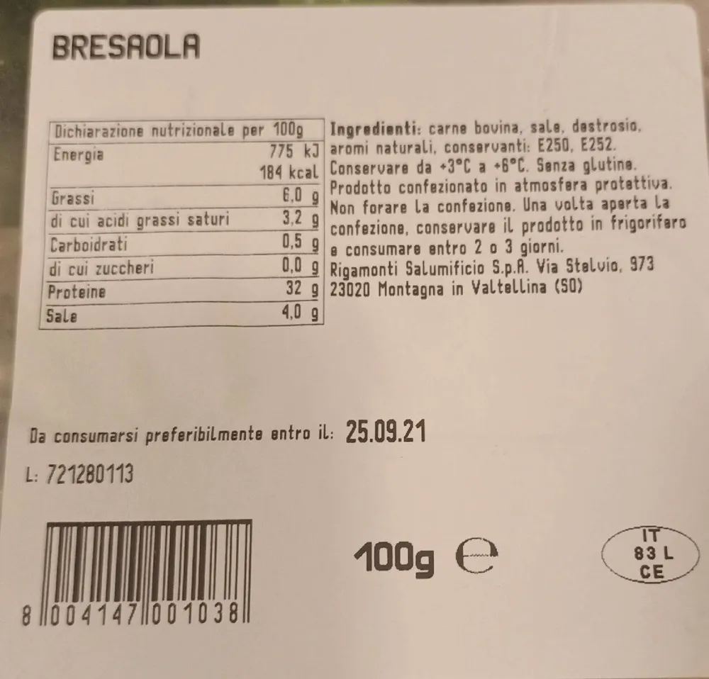 Bresaola
