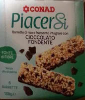 Barrette di riso e frumento integrale