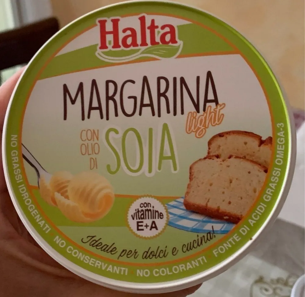 Margarina light con olio di soja