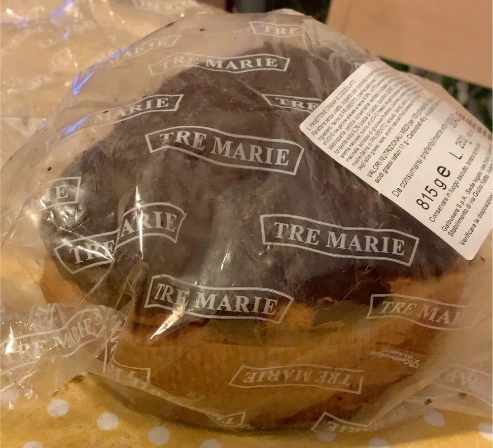 Panettone crema e cioccolato