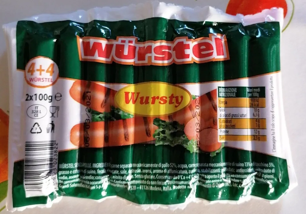 Wurstel di pollo