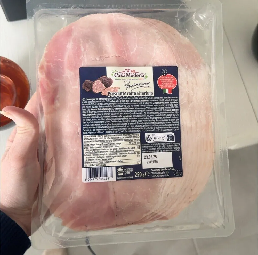 Proscuitto cotto Al tartufo