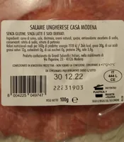 Salame ungherese casa modena