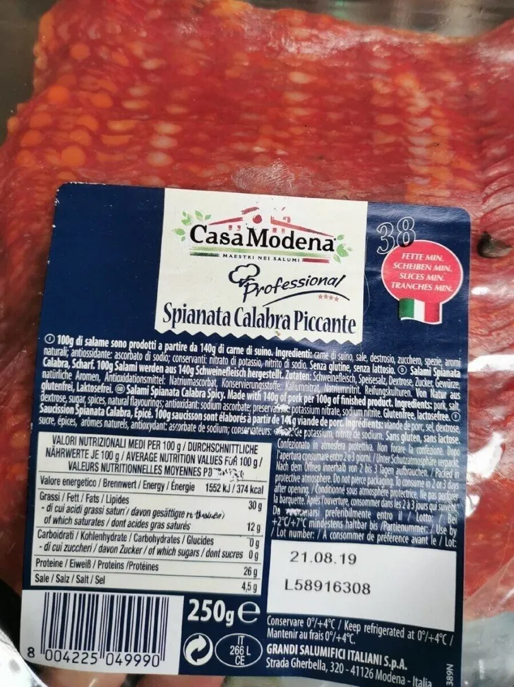 Spianata Calabra piccante
