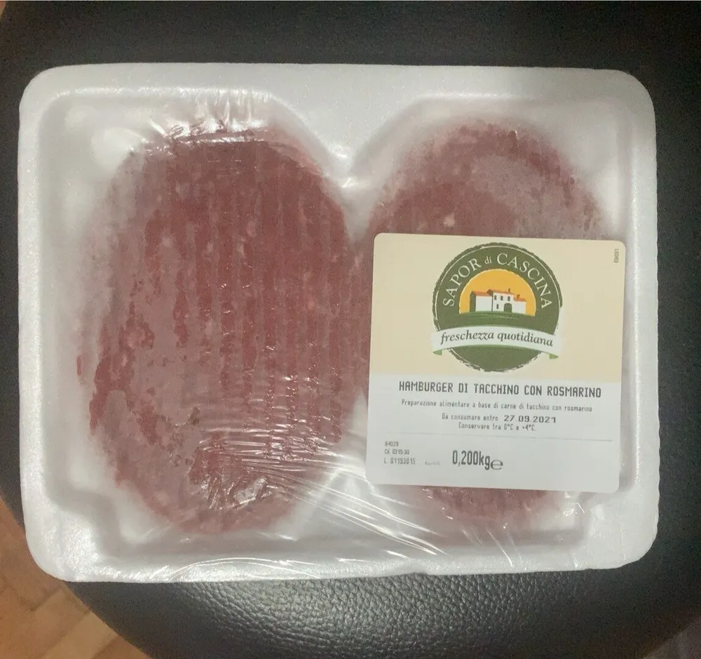 Hamburger di tacchino con rosmarino