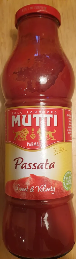 Mutti Solo Pomodoro Parma Passierte italienische Tomaten