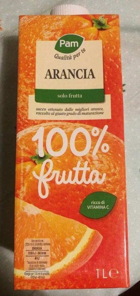 Succo di arancia