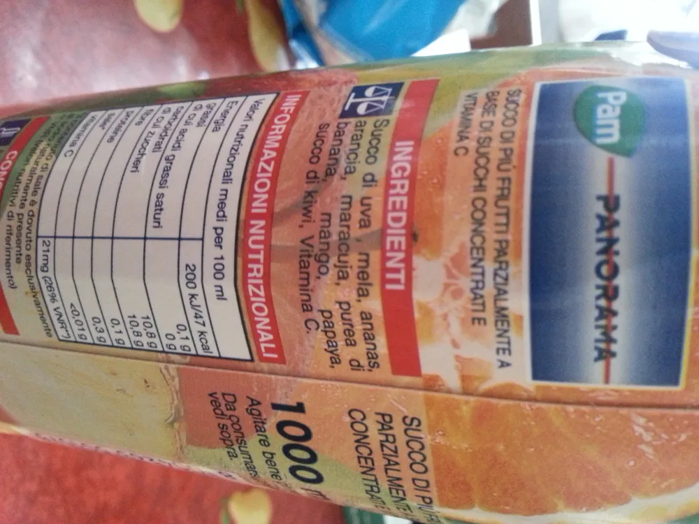 Succo 100% tropicale con vitamina C