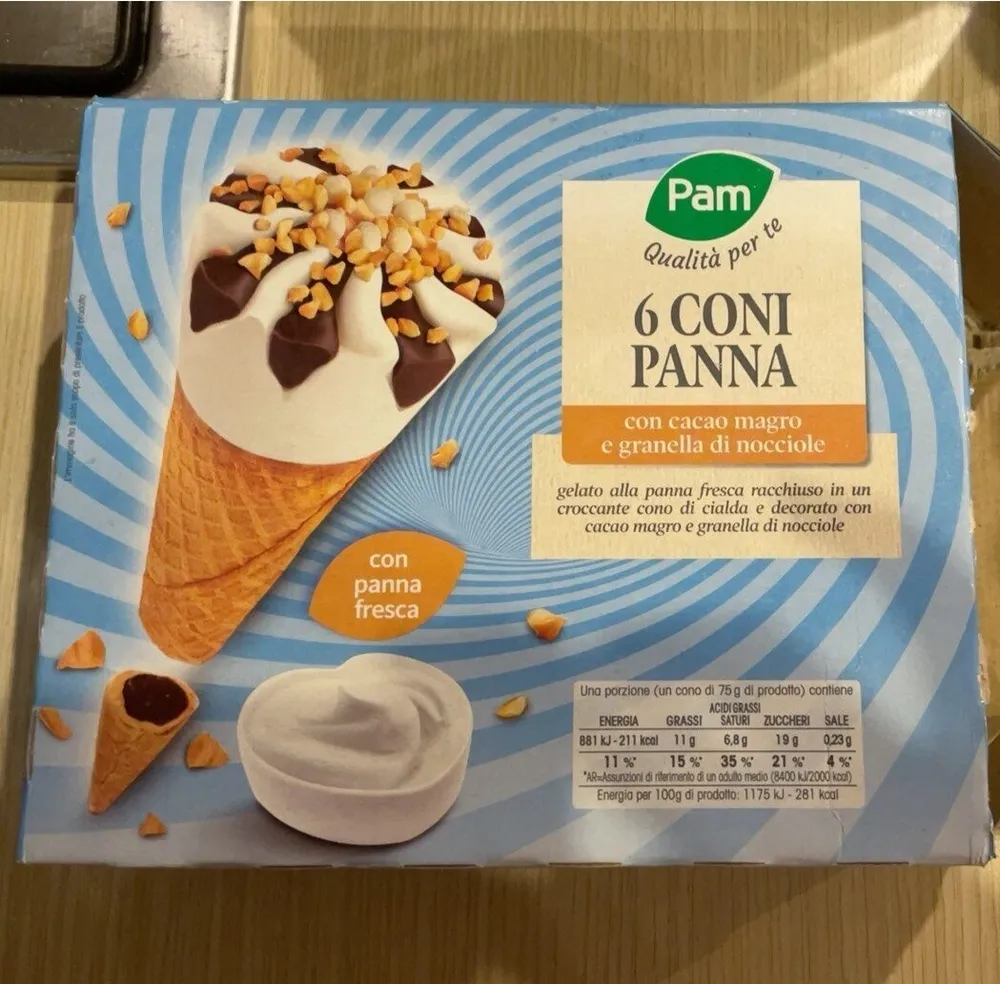 Cono panna