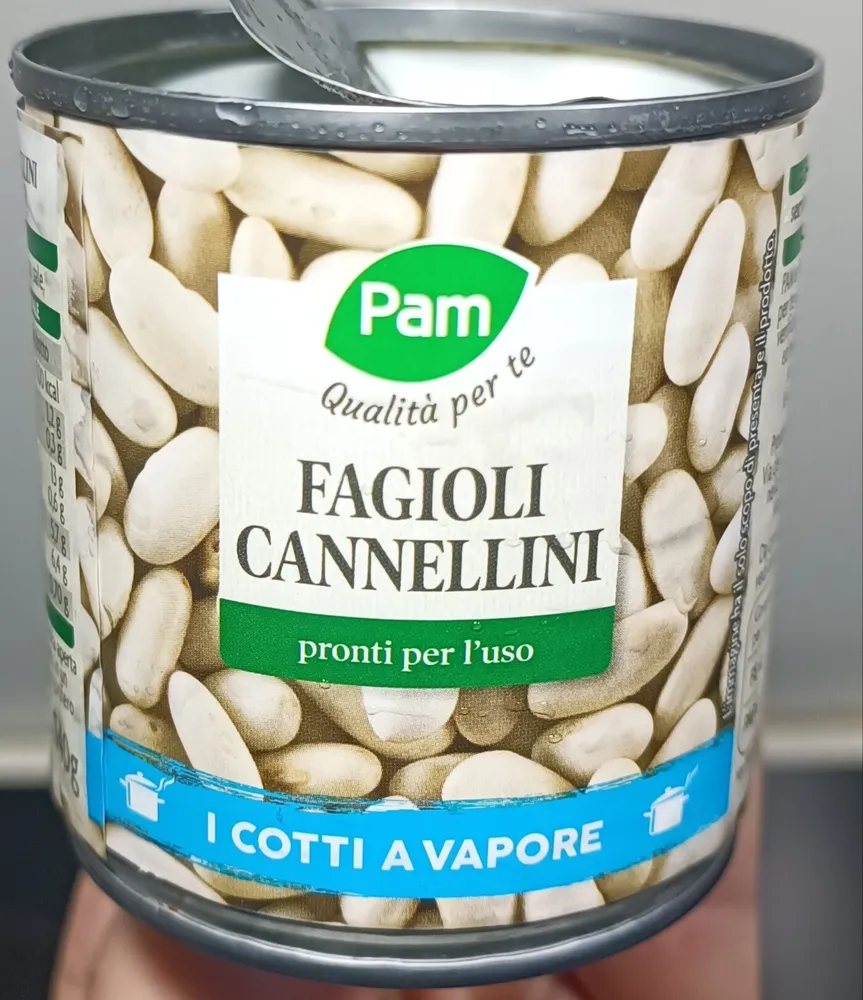 Fagioli cannellini cotti a vapore