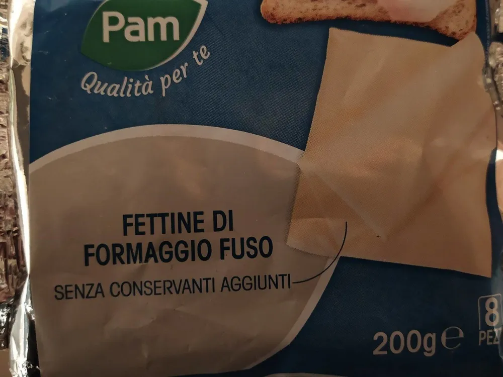 Fettine di formaggio fuso