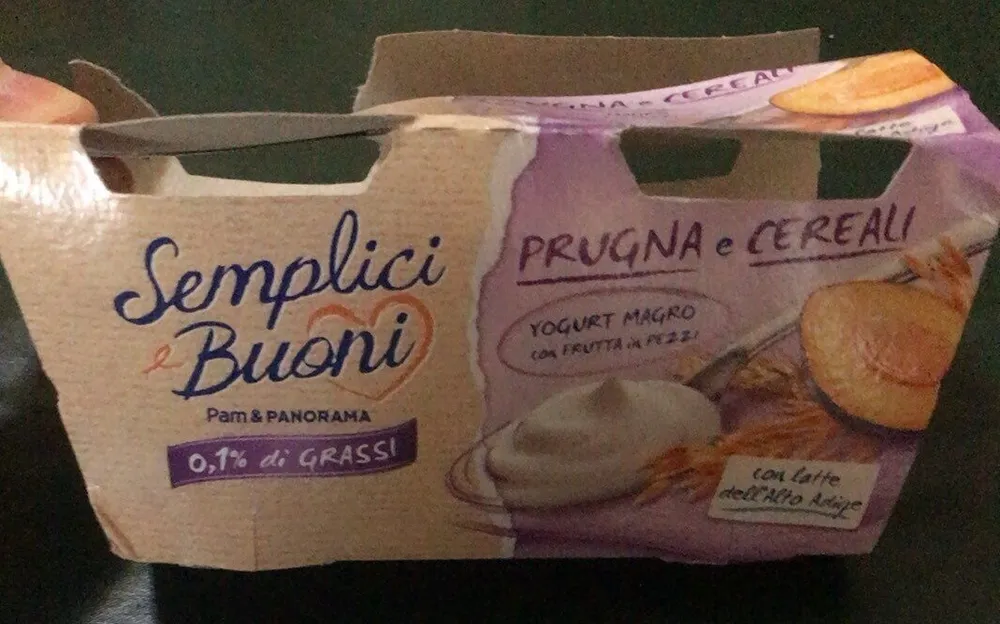 Yogurt Prugna e Cereali