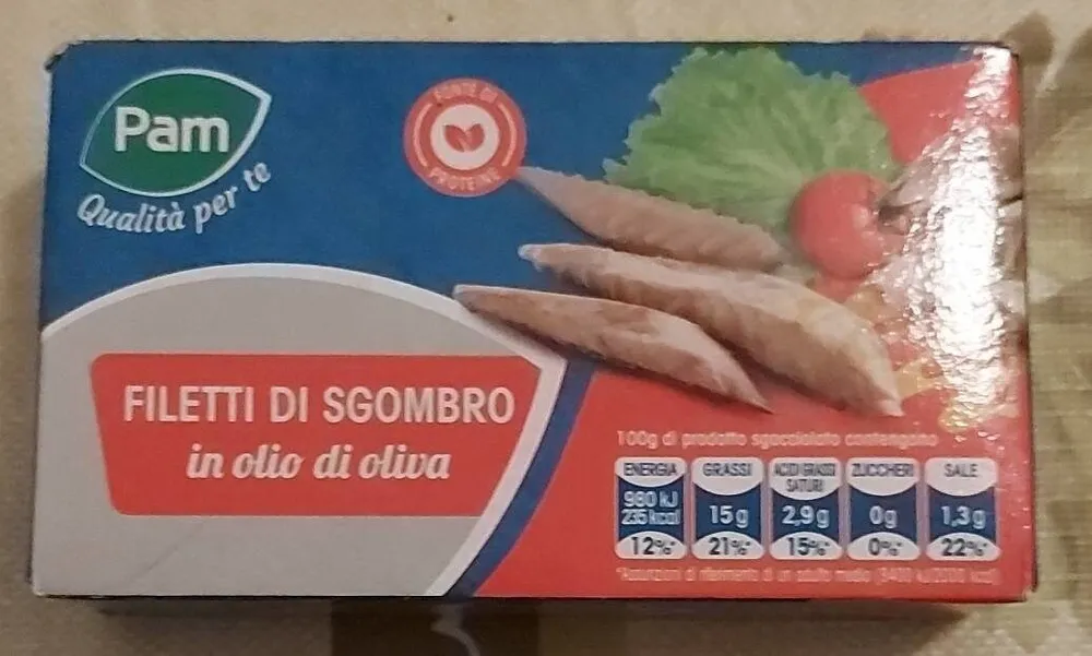 Filetti di sgombro in olio di oliva