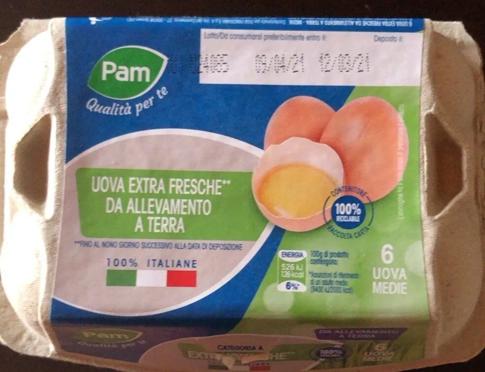 UOVA EXTRA FRESCHE** DA ALLEVAMENTO A TERRA
