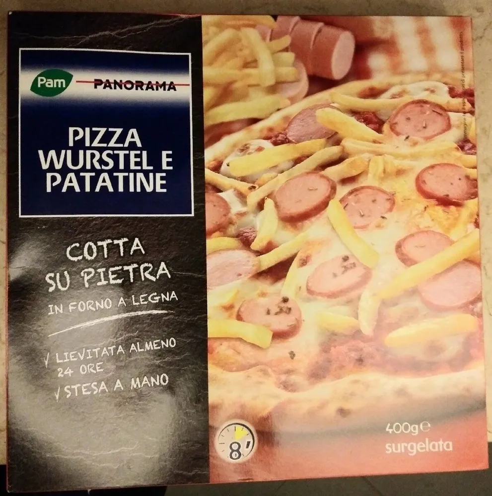 Pizza Wurstel e Patatine