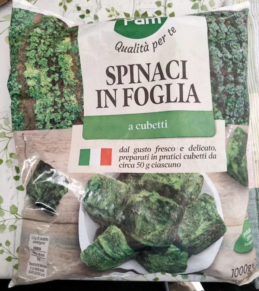 Pam panorama spinaci in foglia