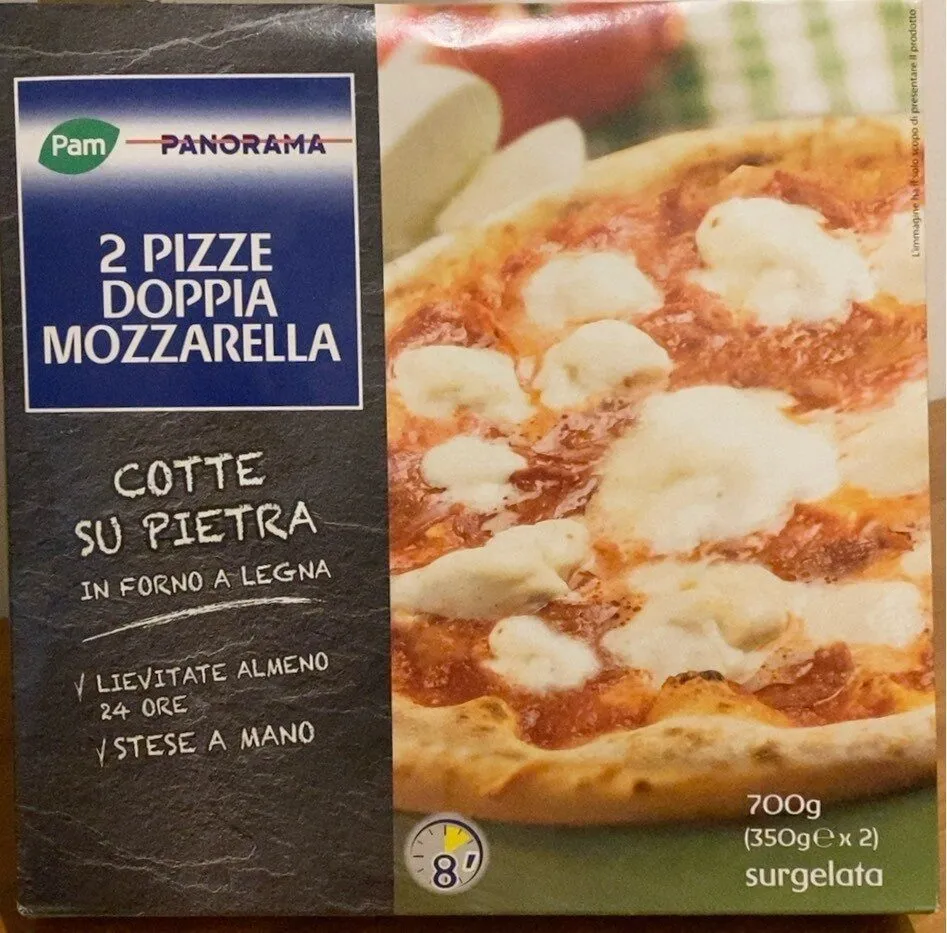 2 PIZZE DOPPIA MOZZARELLA