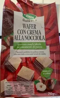 Wafer con crema alla nocciola