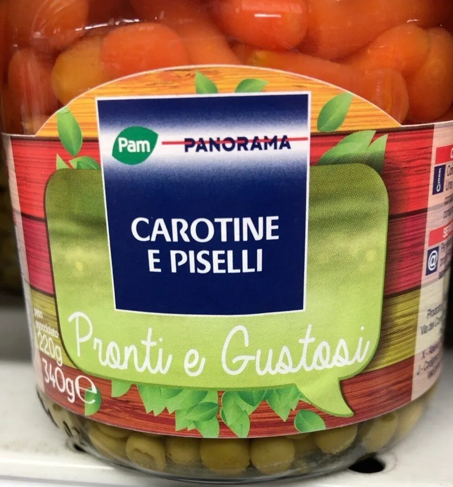 Carotine e piselli