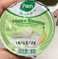 Purea di mela e banana