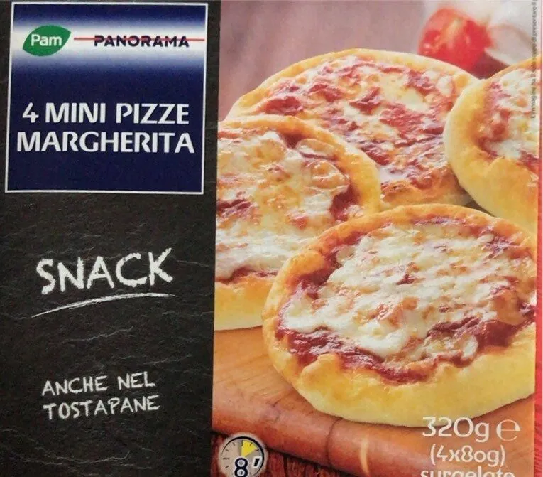 4 mini pizze margherita