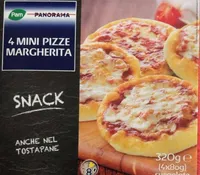 4 mini pizze margherita