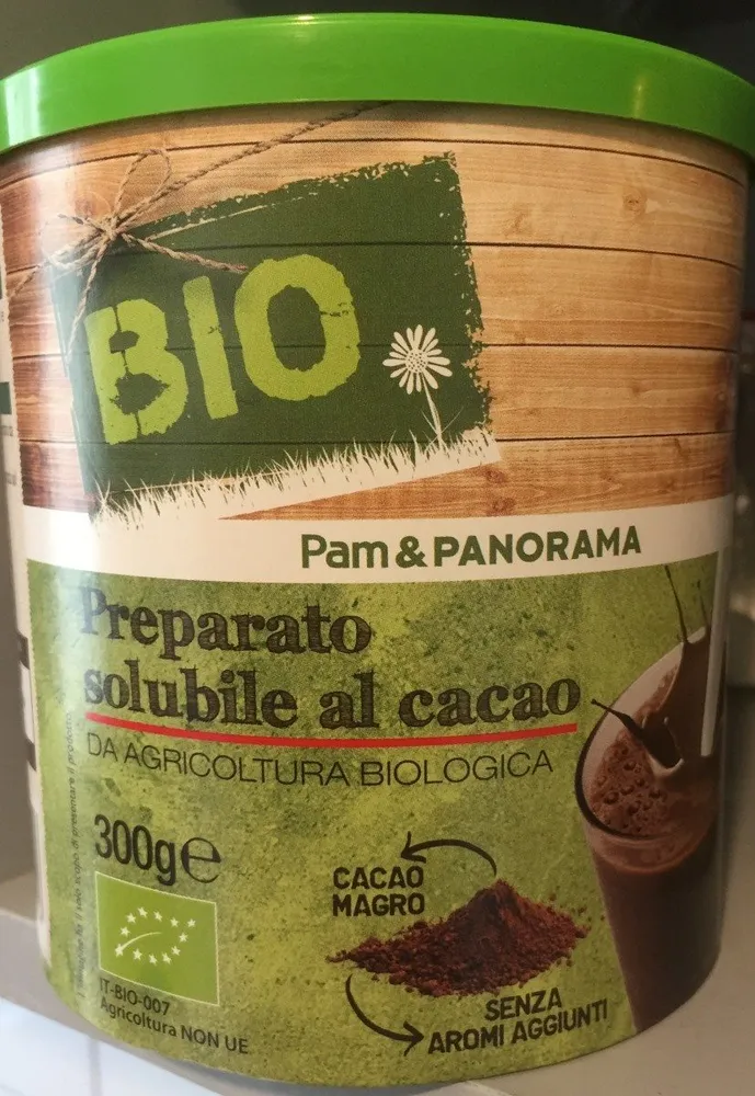 Preparato solubile al cacao