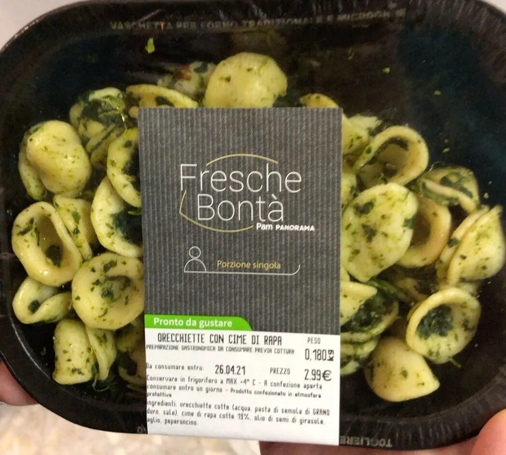 Orecchiette con cime di rape