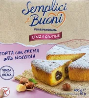 Torta con crema alla nocciola