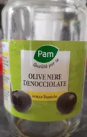 Olive nere denocciolate senza liquido