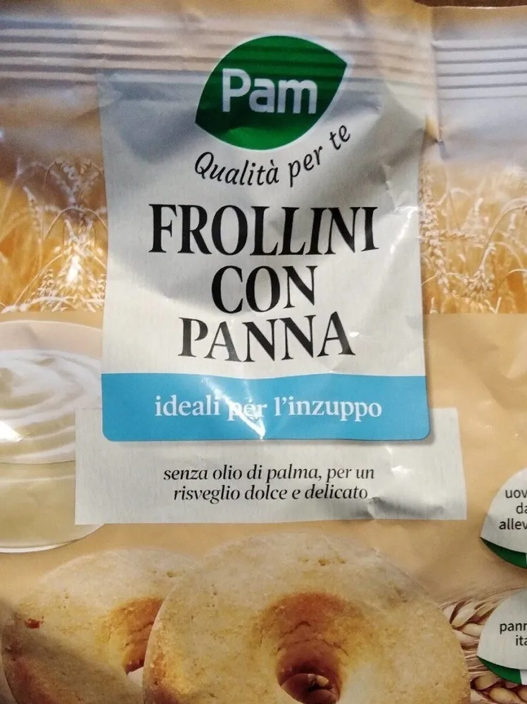 Frollini con panna