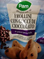 Frollini con gocce di cioccolato