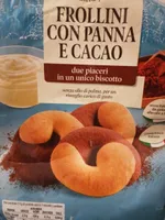 Frollini con panna e cacao