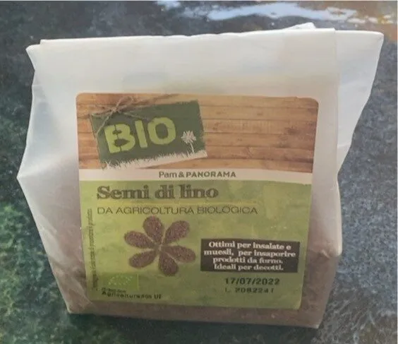 Semi di lino da agricoltura biologica
