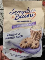 Frollini ai mirtillo rossi