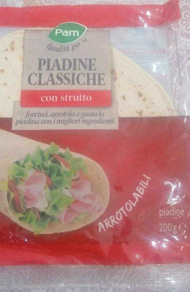 piadine classiche con strutto