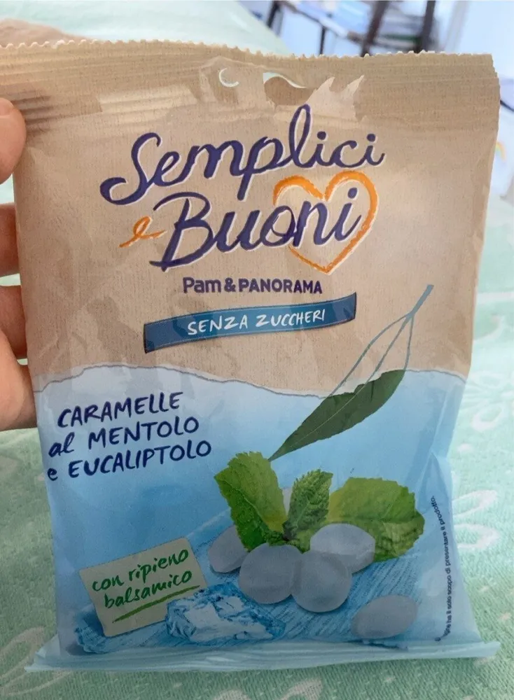 Semplici e Buoni caramelle al mentolo e eucaliptolo