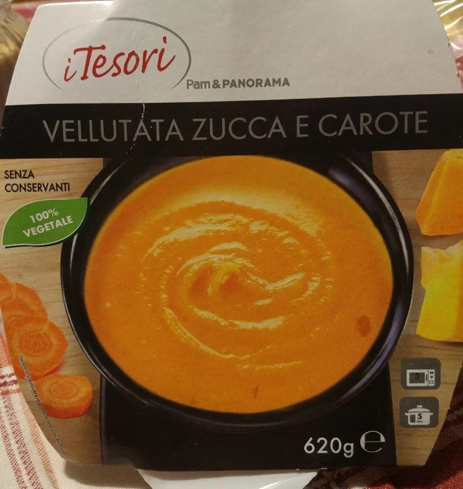 Vellutata di zucca e carote