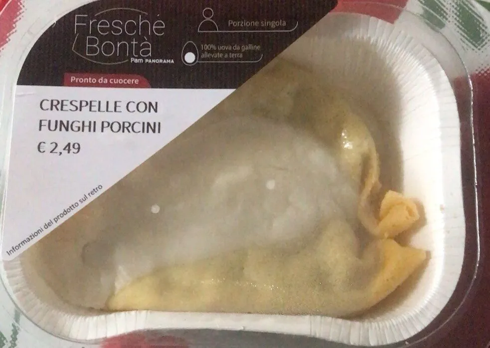 Crespelle con funghi porcini