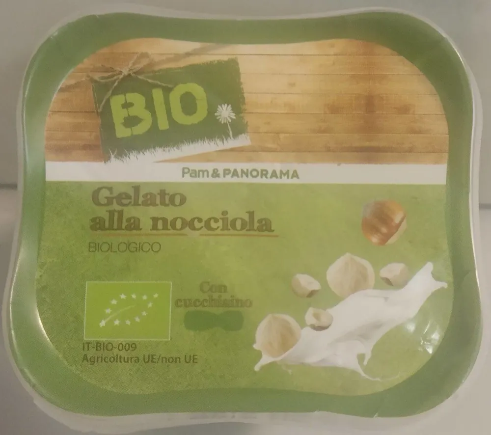 Gelato alla nocciola bio
