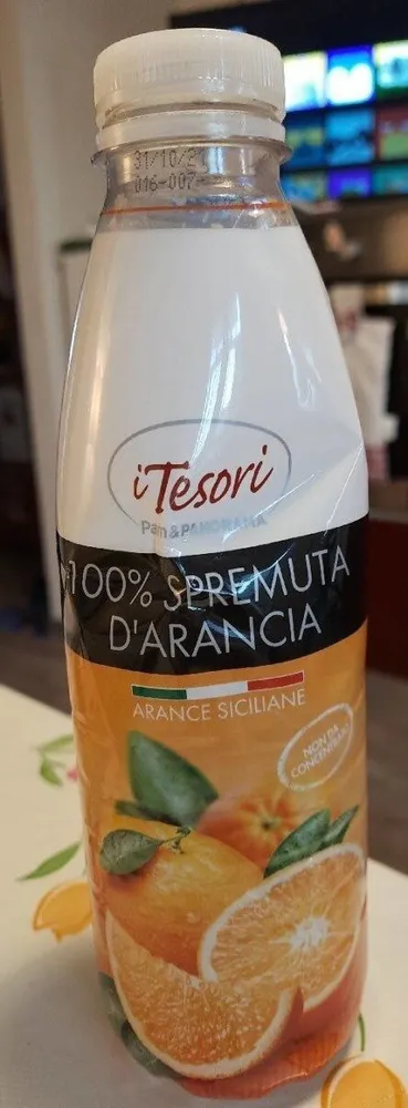 100% spremuta d'arancia