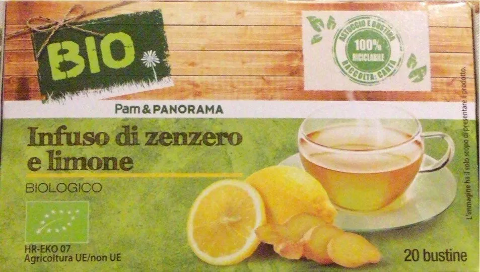 Infuso di zenzero e limone