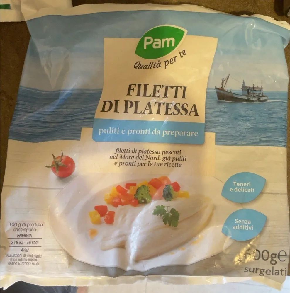 Filetti di platessa surgelati