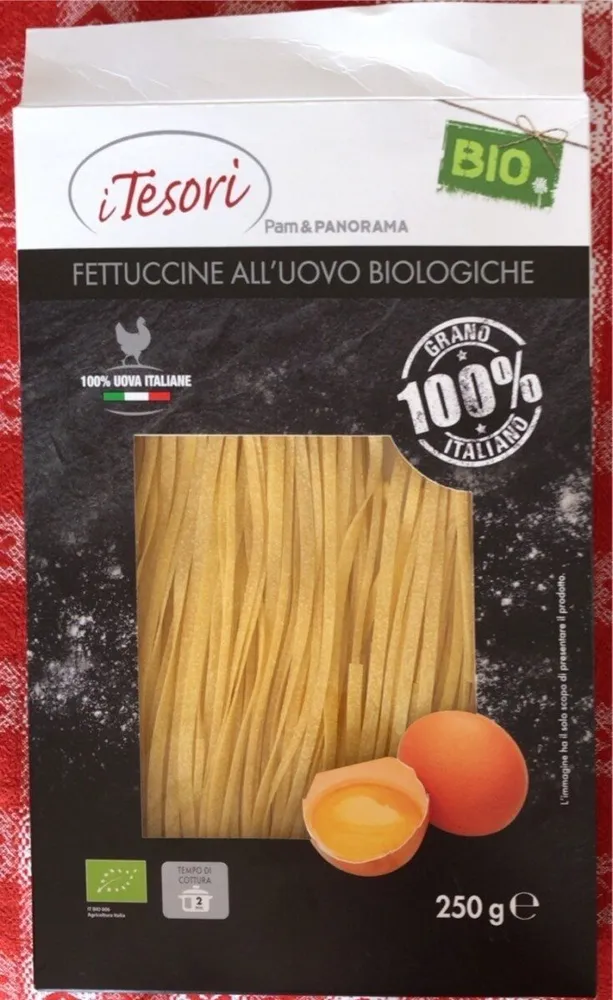 Fettuccine all’uovo biologiche